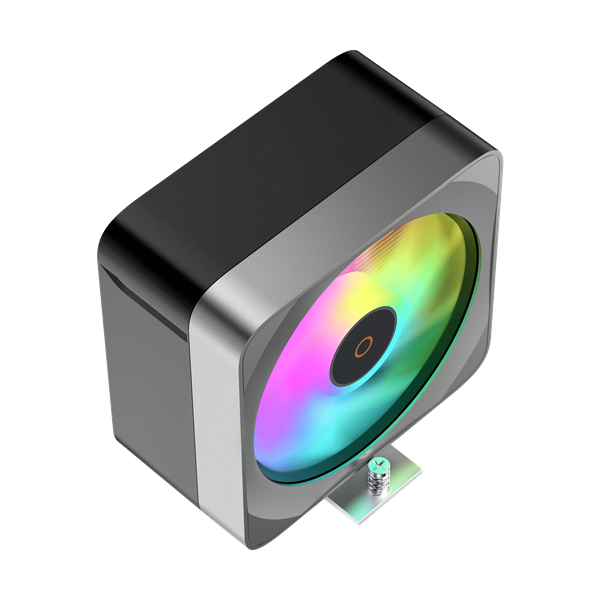 Кулер для процессора Ocypus Delta A40 EX BK ARGB, 120mm ARGB FAN, 4 HEAT PIPES, 4-PIN PWM, 500-1800 RPM, 29DBA, HYDRO BEARING, LGA115X/1200/1700/18XX, AM4/AM5