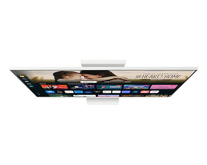 Монитор Samsung 32" Smart monitor M8 S32DM801UI VA 16:9 3840x2160x60Hz 4ms 400cd 3000:1 178/178 1млрд HDMI USB-C(65W) 2*USB 2.0 Spk10W Tizen HDR10+ sRGB 99% Tilt HAS Pivot Cam WiFi5 BT5.2 VESA White ПультДУ
