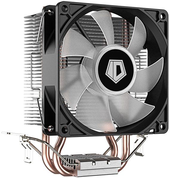 Кулер для процессора ID-COOLING SE-902X-B LGA1851/1700/1200/115X/AM5/AM4 (30шт/кор, TDP 100W, PWM, 2 тепл.трубки прямого контакта, Blue LED FAN 92mm) RET