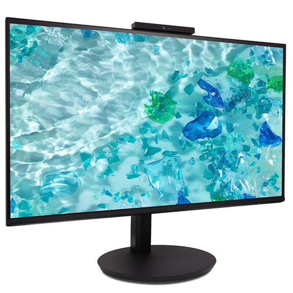 Монитор 23,8'' ACER Vero CB242YD6bmiprcx, IPS, 1920x1080, 1 / 4ms, 250cd, 120Hz, 1xVGA + 1xHDMI+ 1xDP + SPK + Audio In/Out + Webcam 5M/Mic array, Speakers 5Wx2, hadj 165, Vesa:100x100