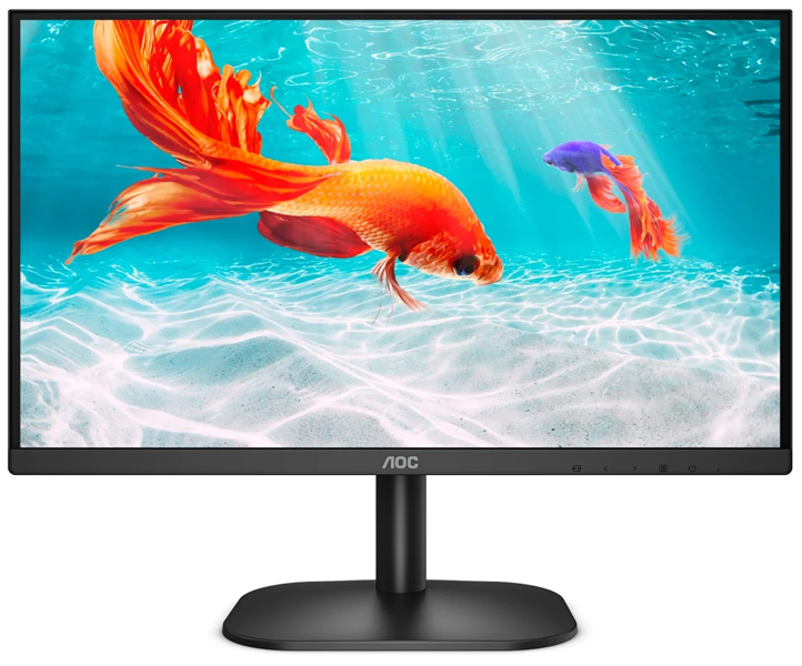 Монитор 21,5" AOC 22B2AM 1920x1080, LED, 16:9, VA, 250cd, 3000:1, 20M:1, 4ms, 178/178, VGA, HDMI, 75Hz, Speakers, Tilt, Внеш, VESA, Black, 3y