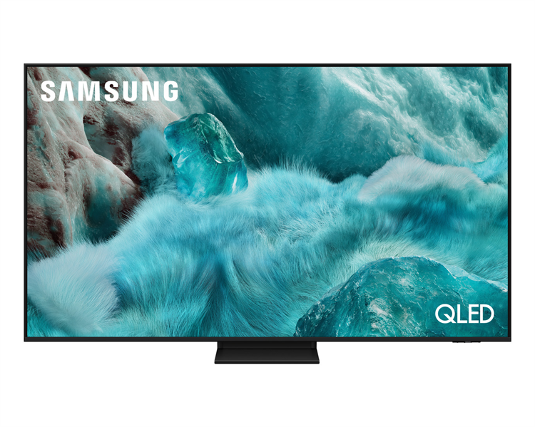 Телевизор Samsung QLED TV QE55Q7F5AUXRU, 55', QLED, 4K 3840x2160, 60Hz, Tizen Smart TV, 20W, Tuner (DVB-T2/C/S2, PAL,SECAM), HDMI, USB, CI+, Wi-Fi, BT, LAN, Black