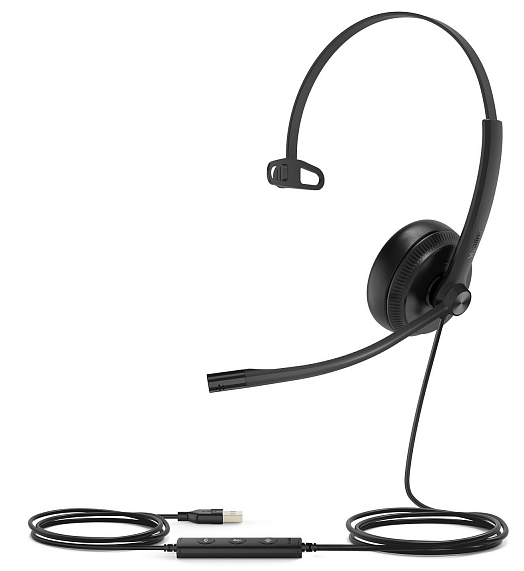 Гарнитура YEALINK UH34 Mono UC Моно, Проводная, HD звук, USB, шт