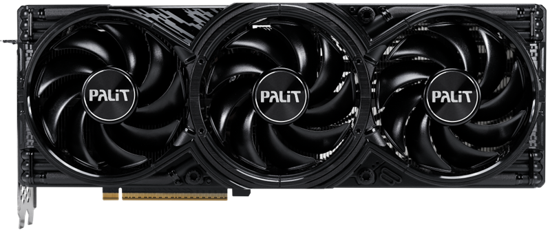 Видеокарта PALIT NE75080S19T2-GB2031Y RTX5080 GAMINGPRO OC 16GB GDDR7 256bit 3-DP HDMI V1/mouse pad/sticker