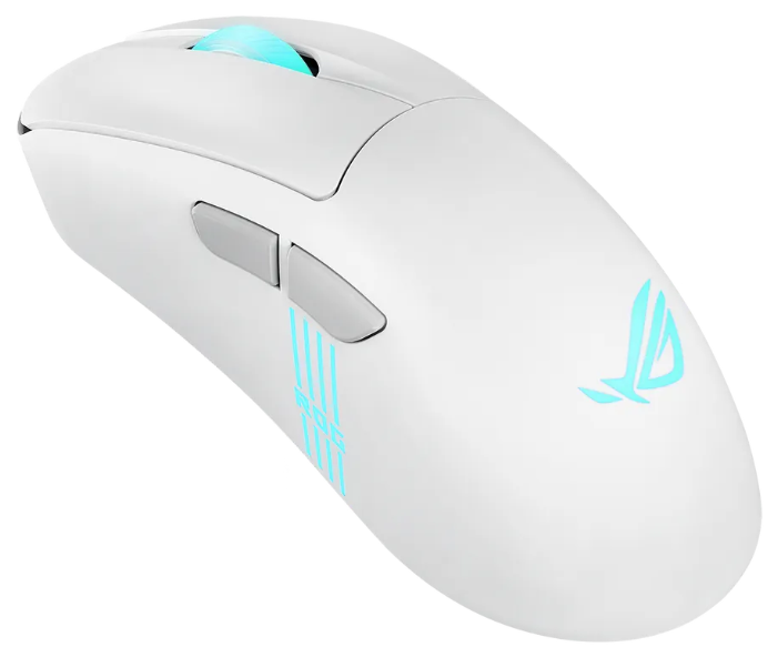 Мышь ASUS ROG KERIS II ORIGIN, 54g, Wired, 2.4GHz RF, Bluetooth 5.1, 42K DPI sensor, 5 Programmable Buttons, White