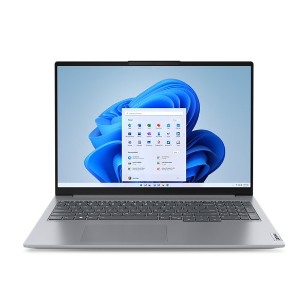 Lenovo ThinkBook 16 G6 IRL 16" WUXGA (1920x1200) IPS AG 300N, i3-1315U 1.2GHz, 1x8GB DDR5 5200, 256GB SSD M.2, Intel UHD, WiFi 6, BT, FPR, FHD Cam, 45Wh, 65W USB-C Slim, NoOS, 1Y, 1.7kg