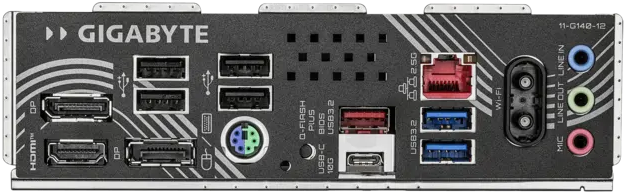 Материнская плата GIGABYTE B850M EAGLE WIFI7, AM5, B850, 4*DDR5, 4*SATA, 2*M.2, 3*USB 3.2, 4*USB 2.0, Type-C, 2*PCIx16, 2*DP+HDMI, mATX