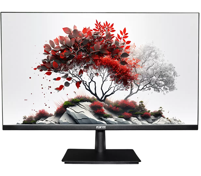 RDW 2701K 27" Monitor 1920x1080 FHD, IPS, 16:9, 250 cd/m2, 1000:1, 5ms, 178°/178°, 75Hz, DP, HDMI, VGA, Audio-in, Audio-out, VESA 100x100, Black, МПТ