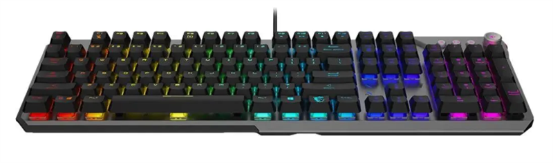 Клавиатура Gaming Keyboard MSI STRIKE 600 SILENT, Wired, Mechnical, with Multimedia functions, Kailh Midnight Pro Silent Switch, MYSTIC LIGHT RGB