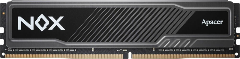 Оперативная память Apacer DDR4 8GB 3200MHz DIMM NOX Black Gaming Memory (PC4-25600) CL16 1.35V Intel XMP 2.0, Heat Sink (Retail) 1024*8 3 years (AH4U08G32C28YMBAA-1)