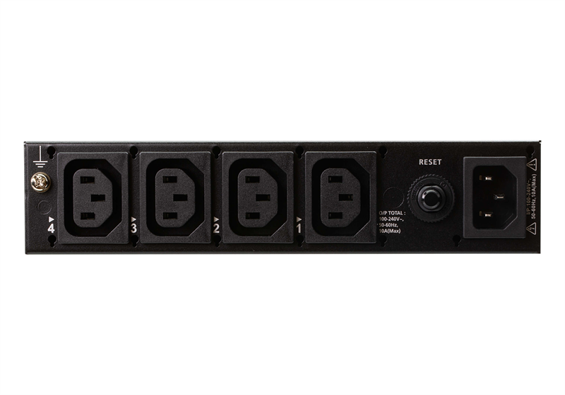 Блок распределения питания ATEN 1U 10A 4ports Switch Only PDU