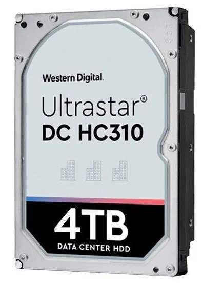 Жесткий диск Western Digital Ultrastar DC HС310 HDD 3.5" SATA 4TB, 7200 rpm, 256MB buffer, 512e, 0B36040, 1 year