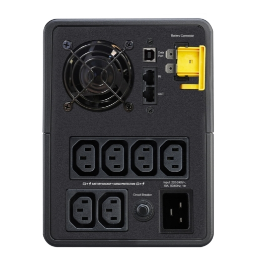 Источник бесперебойного питания APC Back-UPS 2200VA/1200W, 230V, AVR, 6xC13 Outlets, USB, 1 year warranty (следы намокания)