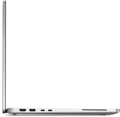 ноутбук DELL 16 Pro Plus Ultra 7 266V 16” 16:10 FHD+ (1920 x 1200),120Hz,IPS,Non-Touch, AG,300 nit,16GB LPDDR5,1TB SSD Intel Arc graphics,Backlit,FPR,3cell 55Wh,2y,Linux,1,9kg,Silver,KB Eng/Rus