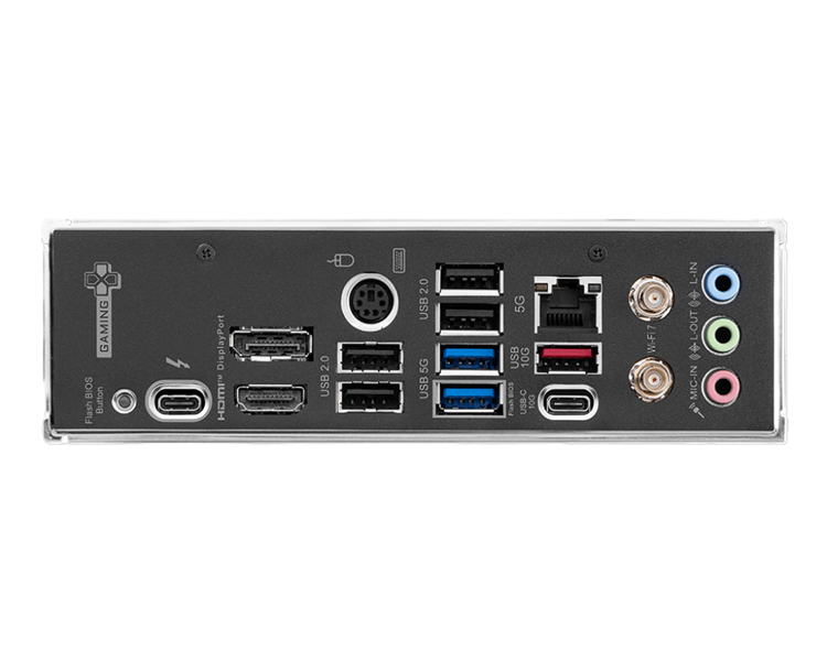 Материнская плата MSI Z890 GAMING PLUS WIFI Z890,LGA1851,4DDR5,3PCI-Ex16,1PCI-Ex1,4M.2 ,1USB4, 1USB3.2 Gen2 X2