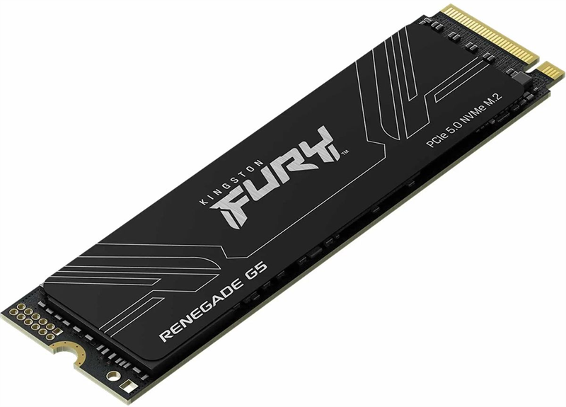 Твердотелый накопитель Kingston SSD 1TB SFYR2S/1T0 Fury Renegade G5 M.2 2280 PCIe 5.0 x4 NVMe R14200/W11000MB/s 3D TLC MTBF 2M TBW 1000 Retail 1 year