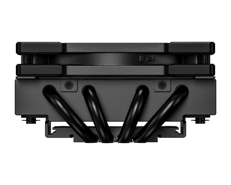 Кулер для процессора ID-COOLING IS-40-XT BLACK LGA1700/1200/115X/AM5/AM4 низкопрофильный высота 47mm (24шт/кор, TDP 95W, PWM, 4 тепл.трубки прямого контакта, FAN 92mm, черный) BOX