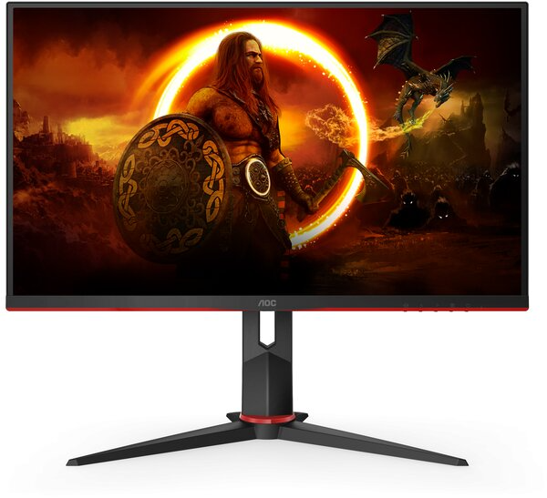 Монитор 27" AOC Q27G2S 2560x1440, WLED, 16:9, IPS, 350 cd, 1000:1, 80M:1, 4(1) ms, 178/178, 2xHDMI, DP, 165Hz, Tilt, Pivot, HAS, Swivel, Внутр, VESA, Black, 3y