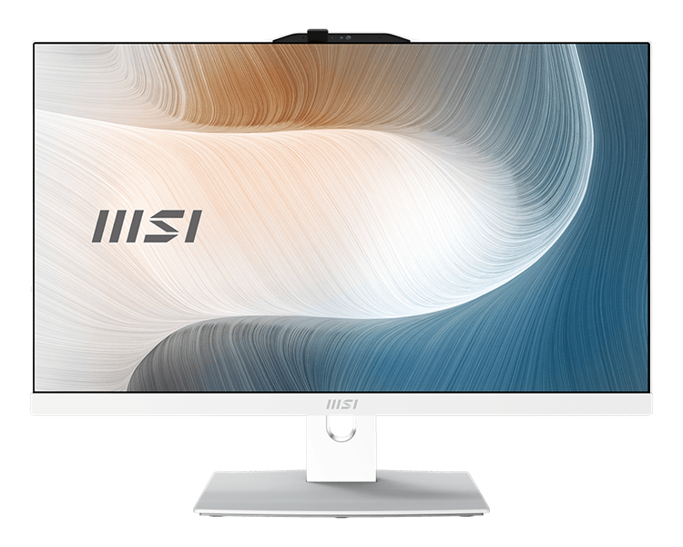 Моноблок MSI Modern AM242TP 1M AIO 23.8" FHD(1920x1080) IPS Touch ,Core 5 120U(1.4GHz),16GB DDR5(2x8GB), 512GB SSD M.2,Intel Iris Xe Graphics,WiFi 6E+BT,Wireless keyboard&mouse, noOS, 1y war-ty, White