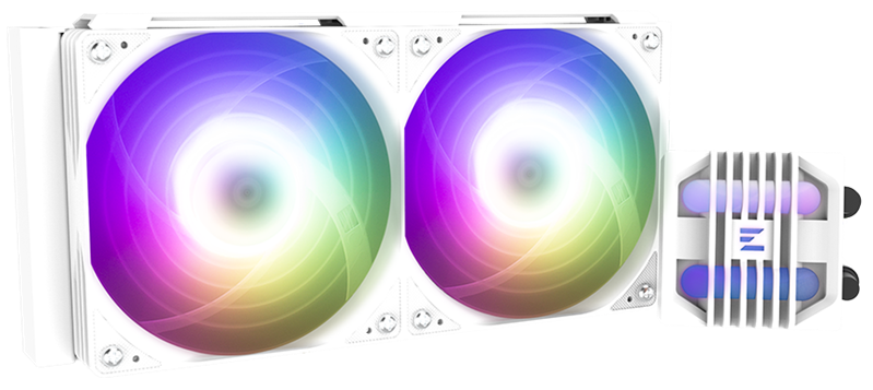 Система водяного охлаждения Zalman CPU Liquid Cooler 240mm, white