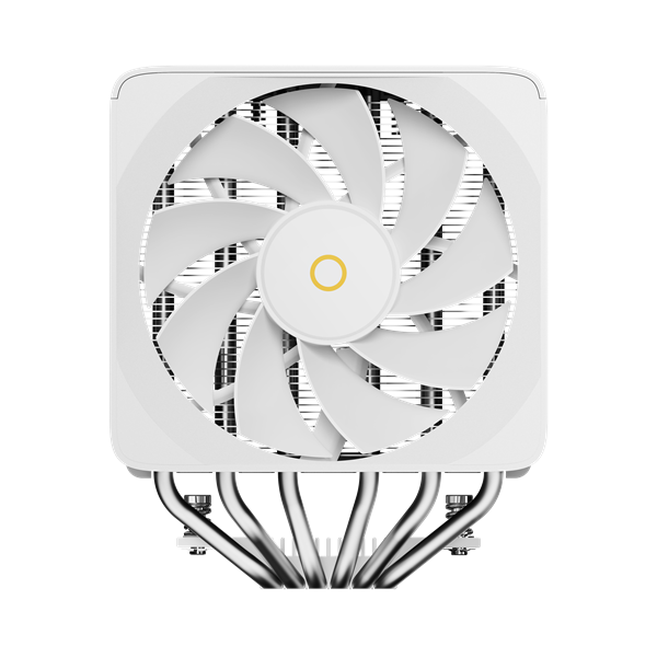Кулер для процессора Ocypus Delta A62 EX WH Digital, 2x120mm ARGB FAN, Top Display Panel, 6 HEAT PIPES, 4-PIN PWM, 600-1800 RPM, 31DBA, HYDRO BEARING, LGA115X/1200/1700/18XX, AM4/AM5