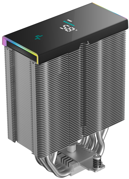 Кулер для процессора DEEPCOOL AK500S DIGITAL SE LGA20XX/1700/1200/115X/AM5/AM4 (12шт/кор, TDP 240W, PWM, Fan 120mm, 5 тепл. трубок, Copper Base, черный) RET (R-AK500S-BKADMN-GJD)