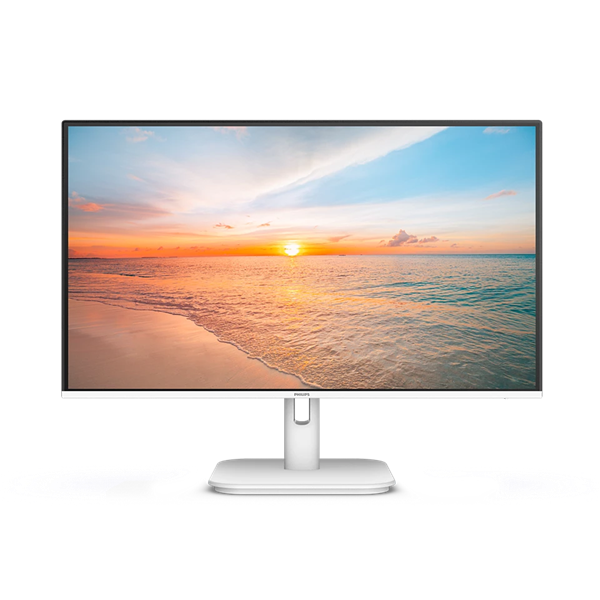 Монитор 23,8" Philips 24E1N1100AW 1920x1080, WLED, 16:9, IPS, 300cd, 1300:1, MID, 4ms, 178/178, VGA, HDMI, 120Hz, Speakers, Tilt, Inter, VESA, White, 3y