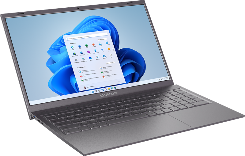Ноутбук IRBIS Blizzard 15NBC1003 15.6" Core I5-1035G4, 15.6"LCD 1920*1080 IPS , 8+256GB SSD, AC wifi, camera: 2MP, 5000mha battery, metal ca (после ремонта, потертости, царапины, сильные повреждения коробки)