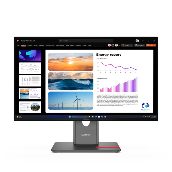 Монитор Lenovo ThinkVision P24Q-40 23.8“ 16:9 QHD (2560x1440) IPS, 120Hz, 300N, 1xHDMI 2.1 TMDS, 1xDP 1.4 (HBR2), 1xDP 1.4 Out, 1xUSB-B (USB 5Gbps), 3xUSB-A (USB 5Gbps), 1xUSB-C (USB 5Gbps, 15W PD), LTPS, 1Y