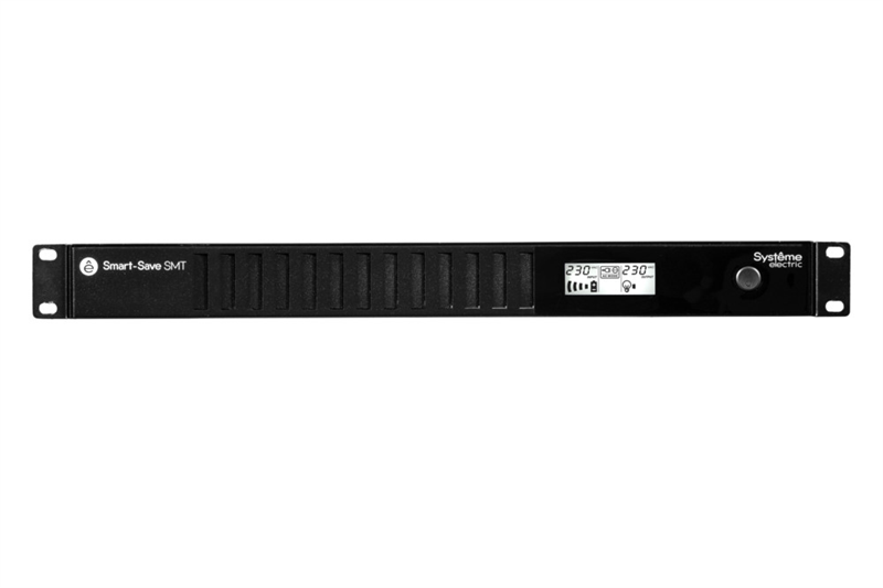Источник бесперебойного питания Systeme Electric Smart-Save SMT, 750VA/450W, RM 1U, Line-Interactive, LCD, Out: 230V 4xC13, SNMP Intelligent Slot, USB, RS-232
