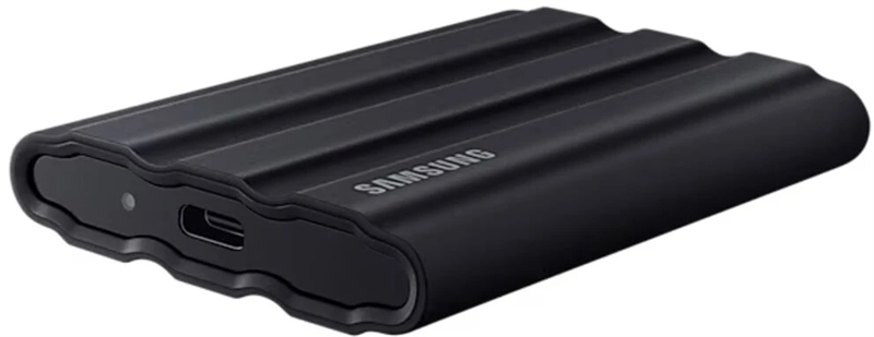 Твердотельный накопитель SSD Samsung T7 Shield External 4Tb BLACK USB 3.2 (MU-PE4T0S) 1year