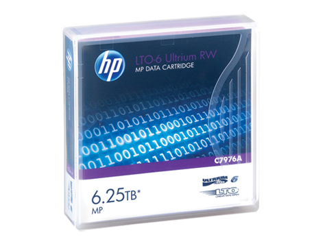 Ленточный картридж HPE LTO-6 Ultrium 6.25TB RW Data Cartridge (without label)