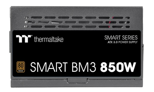 блок питания Thermaltake Smart BM3 850W, ATX 3.0, PCIe Gen 5.0, APFC, 12cm Fan, 80+ Bronze, Semi Modular, Retail