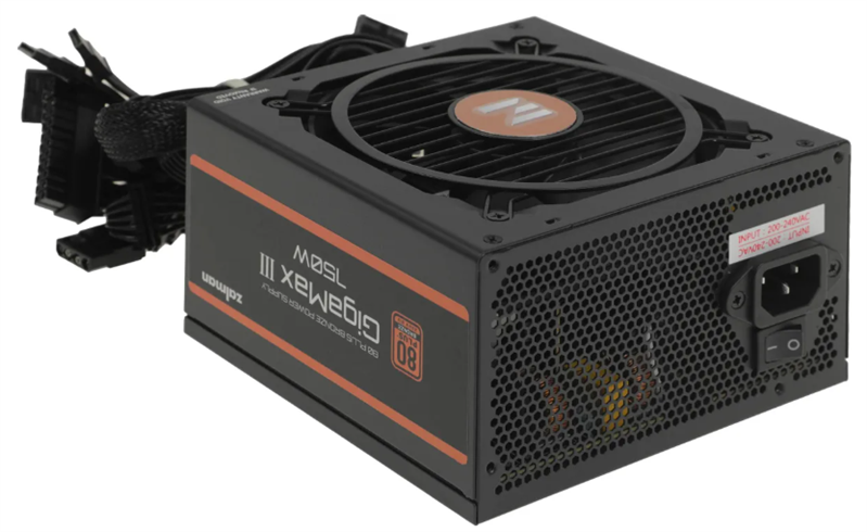 блок питания Zalman ZM750-GV3 WH, 750W, ATX12V v3.0, Gen 5.0, APFC, 12cm Fan, 80+ Bronze, Retail