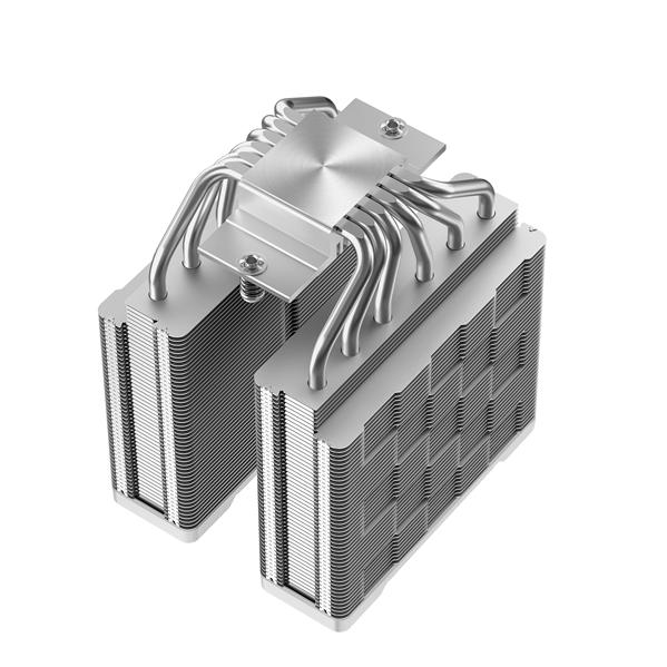 Кулер для процессора DEEPCOOL AG620 G2 WH ARGB LGA1954/1851/1700/AM5/AM4 (9шт/кор, TDP 270W, PWM, DUAL ARGB Fan 120mm, 6 тепл. трубок, белый) RET (R-AG620-WHAMMG2-G)
