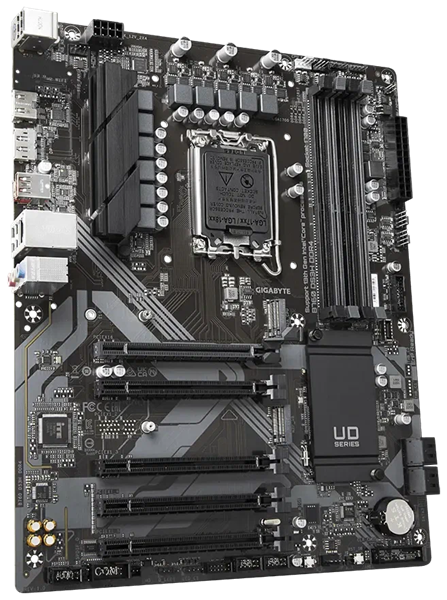 Материнская плата GIGABYTE B760 DS3H DDR4, LGA1700, B760, 4*DDR4, 4*SATA, 2*M.2, 1*USB 3.2, 4*USB 2.0, Type-C, 5*PCIx16, HDMI+DP, ATX