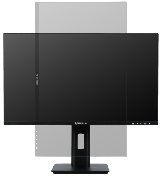 Монитор 23.8'' IRBIS SMARTVIEW 24 LED Monitor 1920x1080, 16:9, IPS, 300 cd/m2, 1000:1, 3ms, 178°/178°, VGA, HDMI, DP, USB,100Hz,Tilt,Height,Swivel,Pivot,Speak, внутр бп, VESA для mini ПК Bl 3y (China)