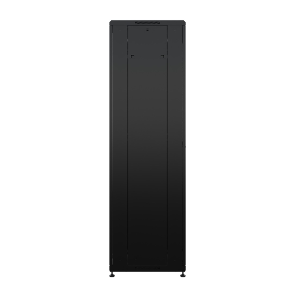 Телекоммуникационный шкаф (4400) Бастион SKAT TB-22R660GF-B Телекоммуникационный шкаф 22U/600x600мм/Пд-стекло/Зд-металл/RAL9005/47,5кг/1.5 л.г