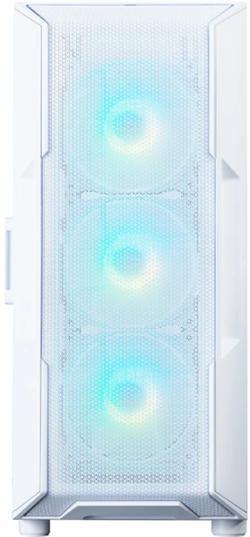 корпус ZALMAN I3 NEO ARGB V2 WHITE, ATX, WHITE, FRONT MESH, WINDOW, 2x3.5", 3x2.5", 1xUSB2.0, 2xUSB3.0, 1xUSB Type-C, FRONT 3x120mm ARGB, REAR 1x120mm ARGB