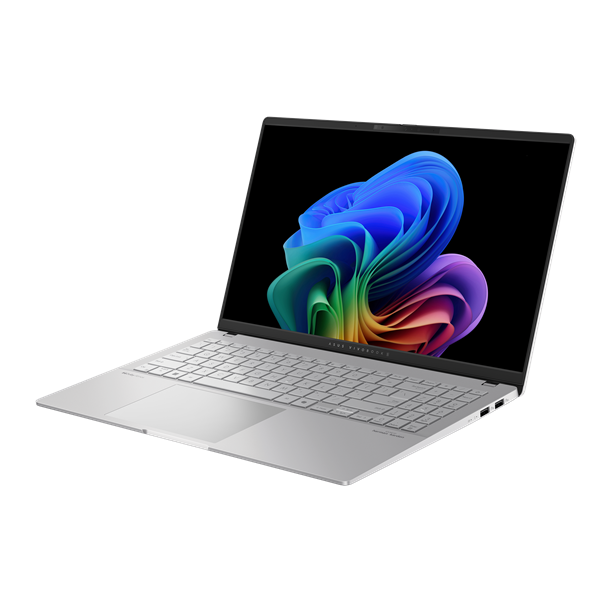 ASUS Vivobook S15 S5507QA-MA013W Snapdragon X Plus X1P 42 100 Qualcomm Hexagon LPDDR5X 16GB 1TB PCIE G4 SSD Qualcomm Adreno GPU 15.6" 3К (2880 x 1620) OLED 16:9 120Hz WIN11 HOME 1.18 kg Cool Silver
