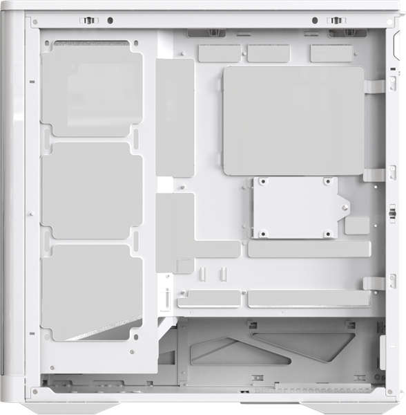 корпус Formula V Line Crystal U9 PA White, ATX, TYPE-C*1, USB3.0*2, Curved Glass, SIDE 3x PERFORMANCE ARGB, REAR 1x PERFORMANCE ARGB