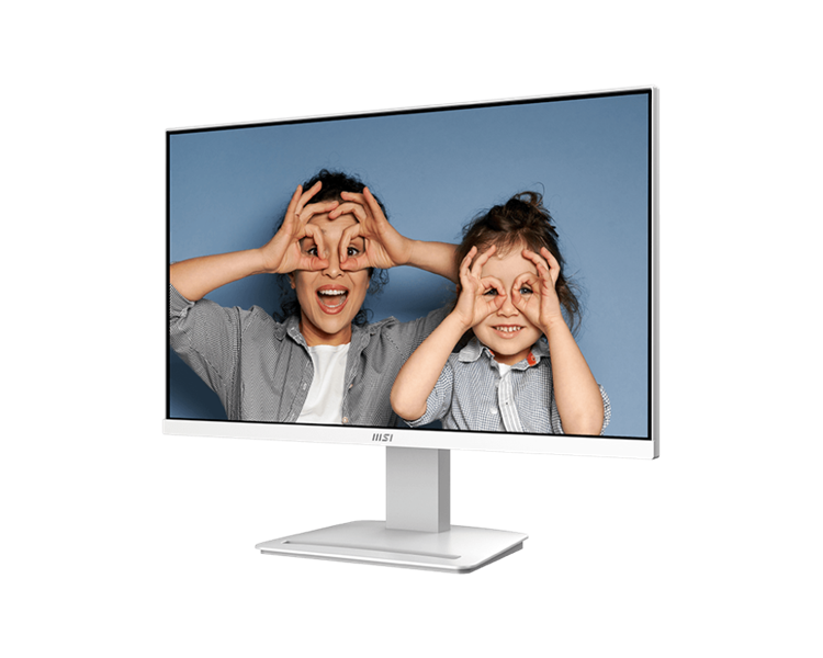 Монитор MSI PRO MP2412W 23.8" 16:9 FHD(1920x1080) VA Flat,1ms(MPRT),4000:1,100M:1,300nit,178/178,HDMI 1.4,Tilt,VESA,100Hz,White,1y war-ty