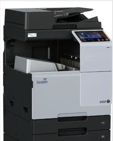 МФУ Sindoh D332e ЦВЕТ, принтер/копир/сканер/факс (опция), А3, 28 стр/мин, 1800х600 dpi. Сканер до 55 стр/мин. обязателен выбор опции OT111/PC-218. Без старт. тонеров, запуск инженером АСЦ