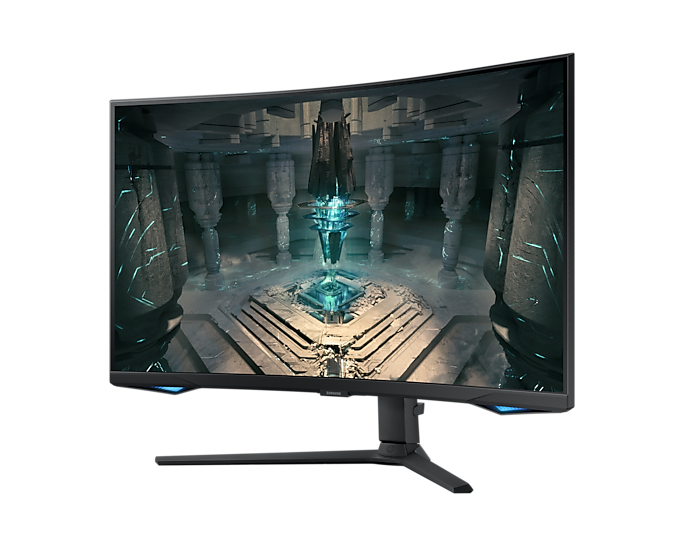Samsung 32" Odyssey G6 S32BG650EI Curved VA 16:9 2560x1440x240Hz 1ms 350cd 2500:1 178/178 1,07 млрд HDMI*2 DP USB3.0x2 Spk HAS Pivot Tiltl VESA Black