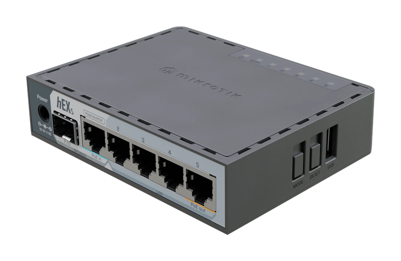 Маршрутизатор MikroTik E60iUGS, hEX S Router