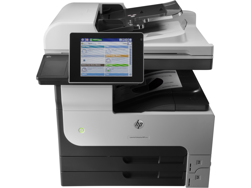 Лазерное многофункциональное устройство HP LaserJet Enterprise 700 MFP M725dn (p/c/s, A3, 1200dpi, 40ppm, 1024Mb, 320Gb HDD, 3 trays 100+250+250, ADF100, Duplex, USB/LAN/FIH, Color LCD20i, replace Q7840A, Q7829A)