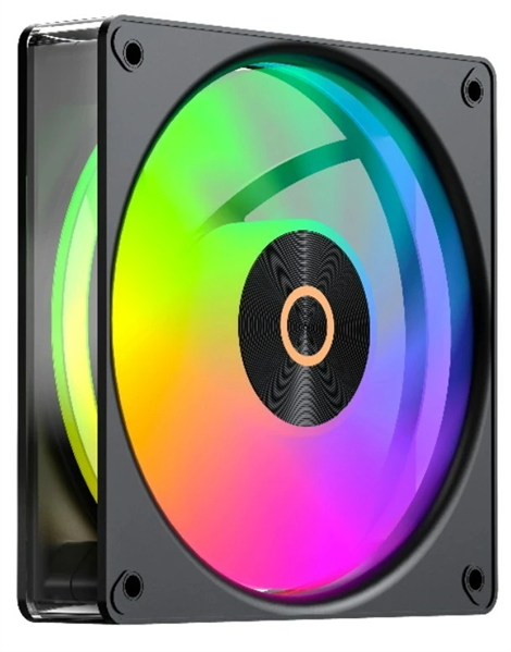 Вентилятор для корпуса Ocypus Gamma F12 Elite BK ARGB 3 IN 1, 120x120x25mm, 4-PIN PWM, 600-1800 RPM, 26 DBA MAX, HYDRO BEARING