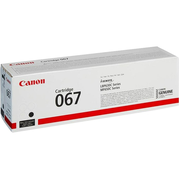 Тонер-картридж Canon 067 BK Black for Canon LBP631/633/MF651/655/657 (1350pgs.) (5102C002 / 5102C003)