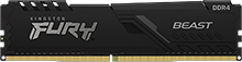 Оперативная память Kingston 8GB 3200MT/s DDR4 CL16 DIMM FURY Beast Black