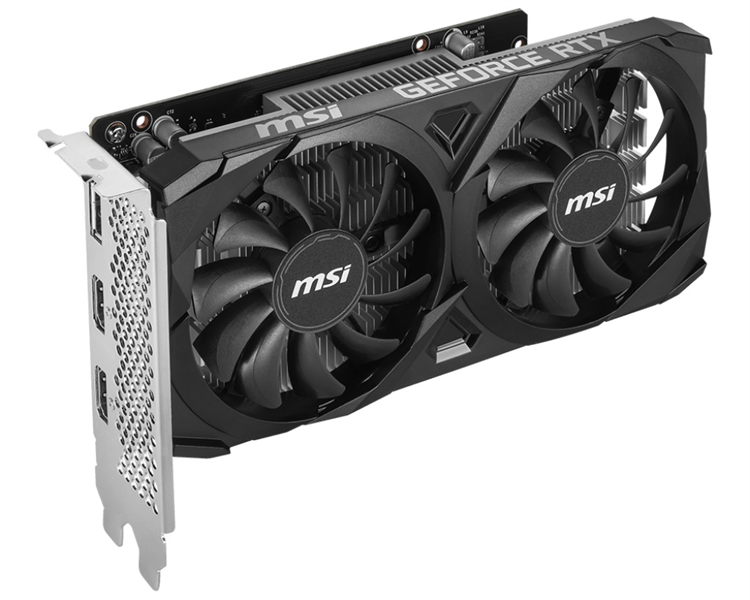 Видеокарта MSI RTX 3050 VENTUS 2X 6G OC//RTX 3050,HDMI*2, DP, 6G, D6